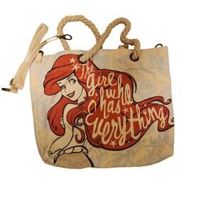 Disney Lounge fly Little Mermaid Canvas bag